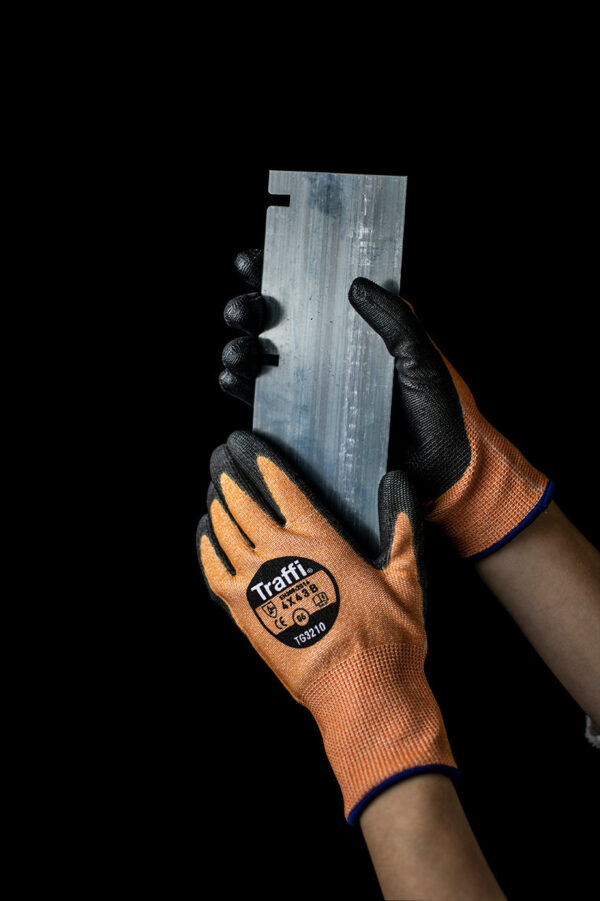 aladoo X-DURA Metric PU Safety Gloves – Cut Level B Protection (10-Pack)